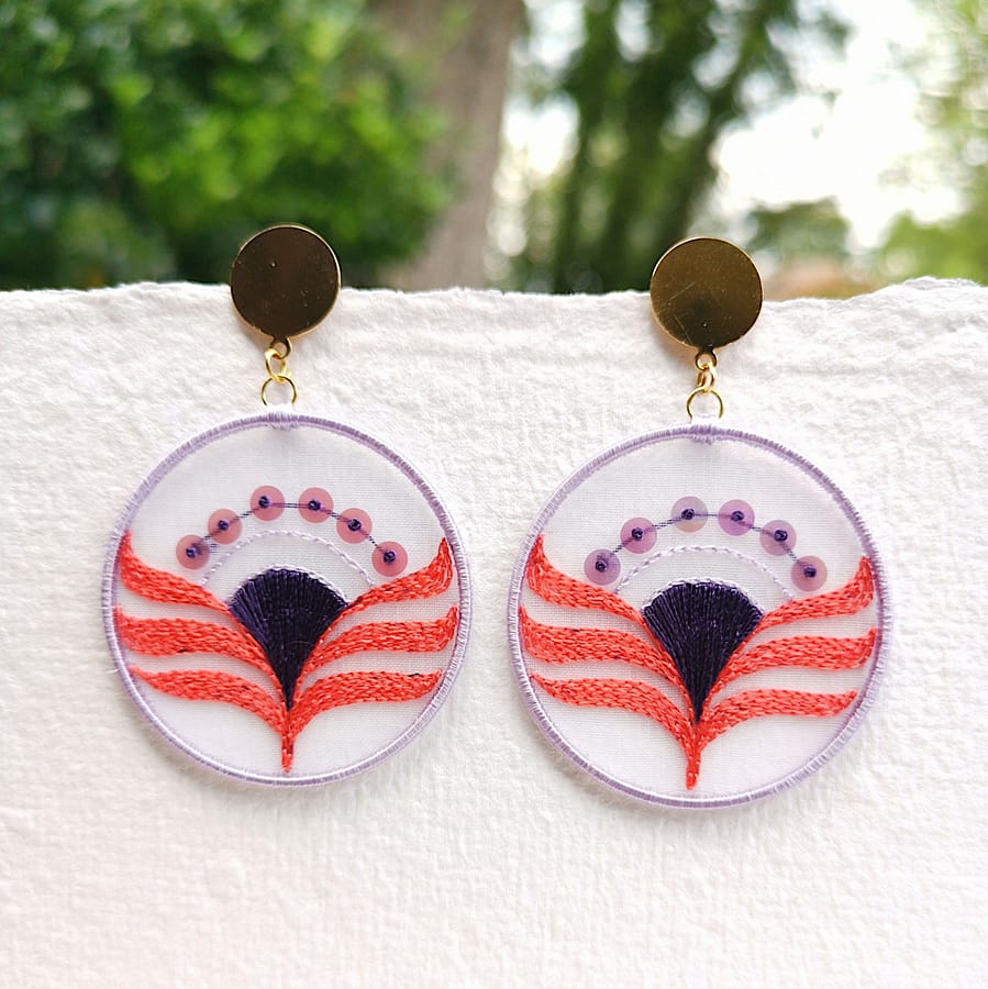 Boucles d'oreilles - Fleur
